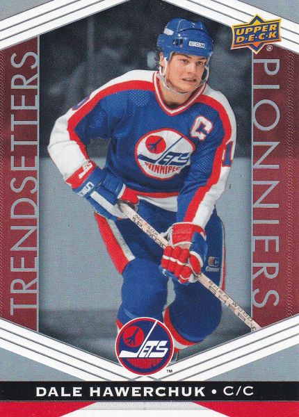 insert karta DALE HAWERCHUK 22-23 Tim Hortons Legends Trendsetters Pionniers číslo T-9